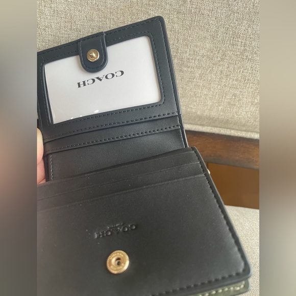 NWT！COACH SNAP WALLET IN SIGNATURE CAMO PRINT (COACH CW538) gift receipt - Picture 3 of 7